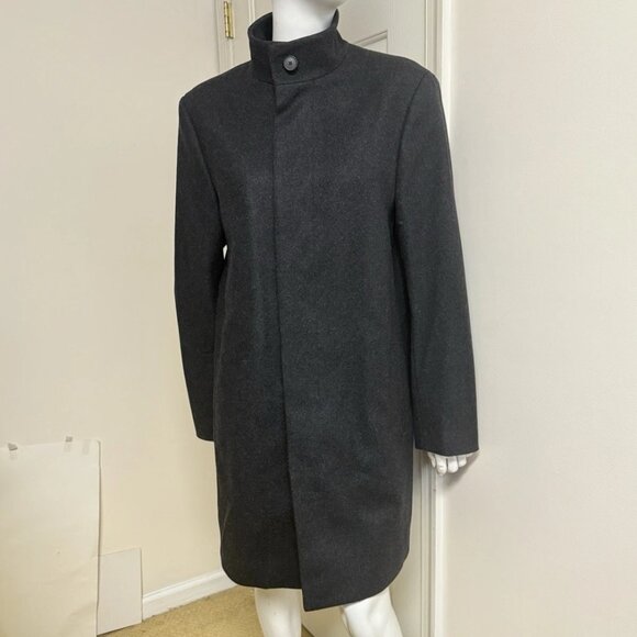 Theory Men's Belvin Wool-Blend Coat - Picture 3 of 6